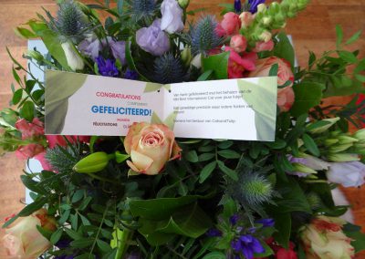 Bloemen voor beste TICA kat van 2019